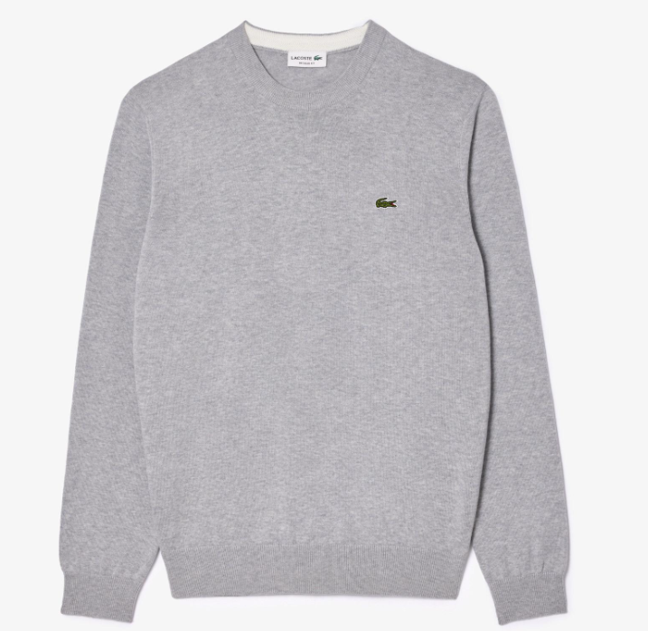 Bisiklet Yaka Erkek Sweatshirt Gri