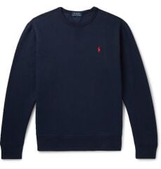 Bisiklet Yaka Sweatshirt Lacivert